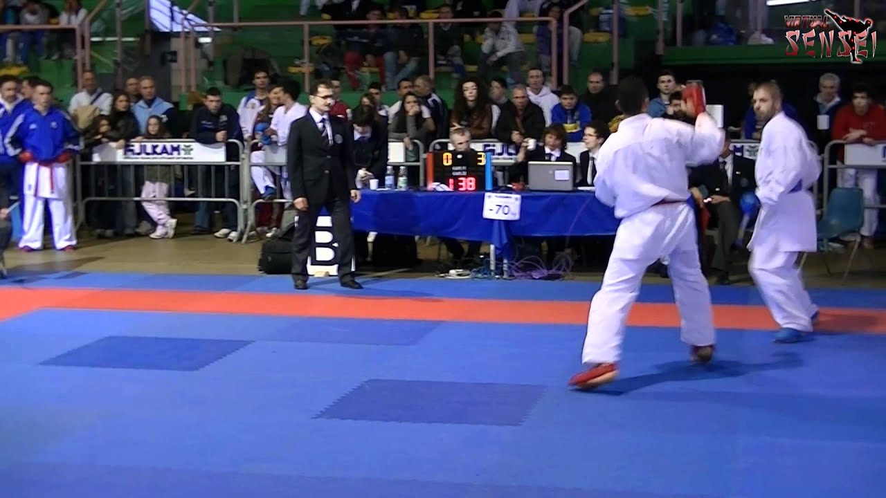 - vs Mauro Scognamiglio - 70 kg - Campionati Italiani Kumite Ostia 2012