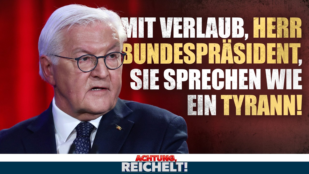 Steinmeiers Horror-Rede: Opposition verbieten, Meinungsfreiheit abschaffen | AR!, 10.11.25