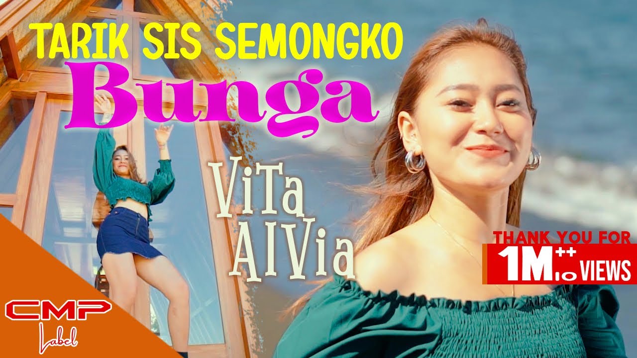 Vita Alvia - Bunga | DJ Tarik Sis Semongko (OFFICIAL MUSIC VIDEO)