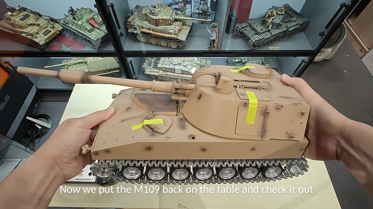 Unboxing video for Tongde 1/16 M109A2 RC Howitzer