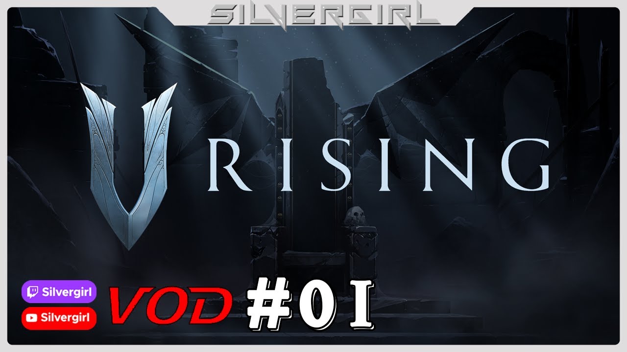 V Rising - Primeira Gameplay PT-BR Parte 1 |D-178| VOD da Silvergirl 2022
