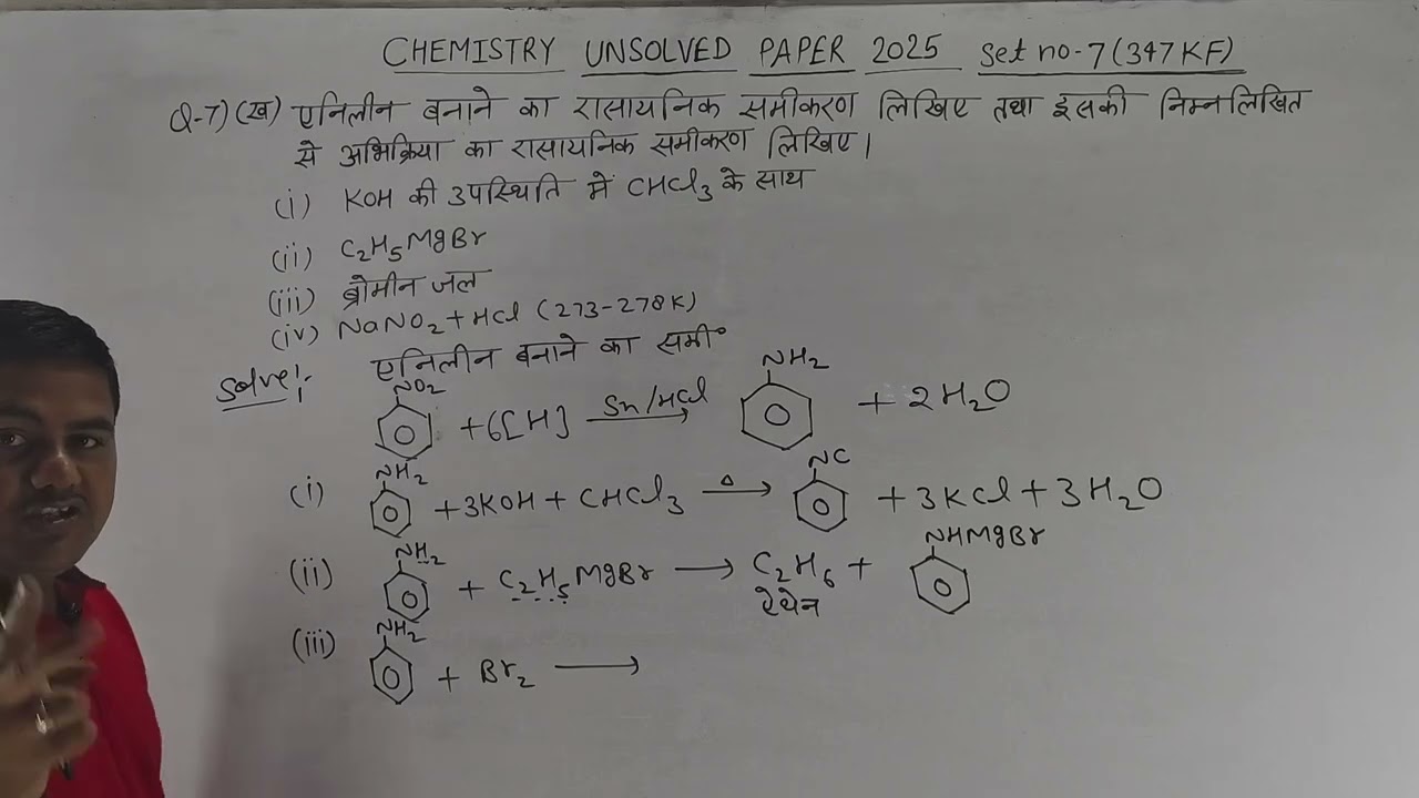Aniline reactions