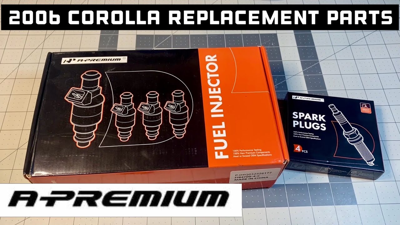 Replacing Fuel injectors and spark plugs for 2006 Toyota Corolla A-Premium
