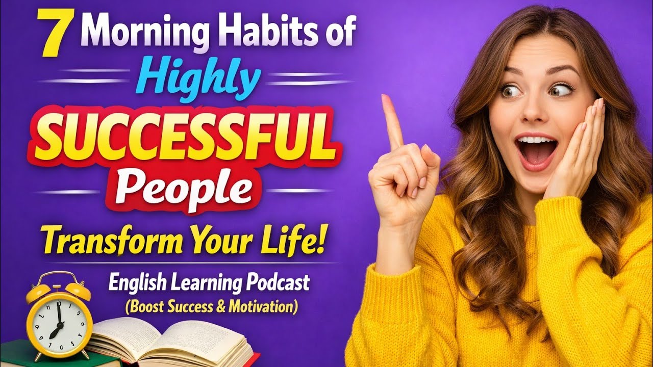 7 Morning Habits of Highly Successful People | Transform Your Life | English Learning Podcast