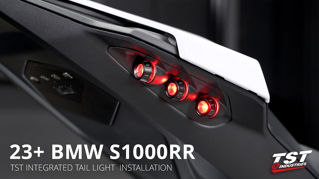 Как установить интегрированный светодиодный задний фонарь TST In-Tail на BMW S1000RR 2023 года от...
