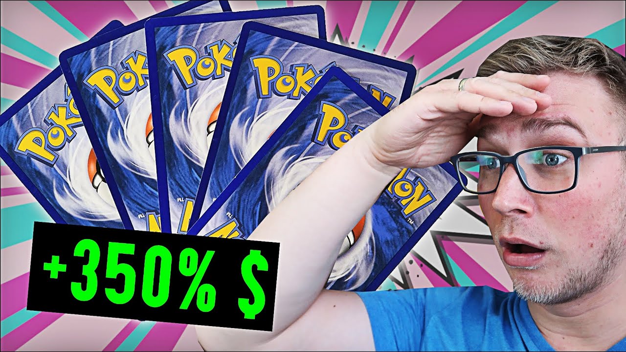 WARTOŚĆ MOICH KART POKEMON WZROSŁA O 350 % ?!?