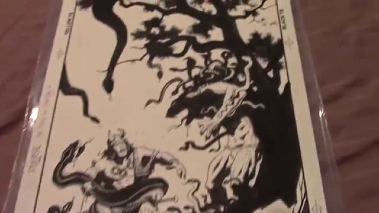 A look at some of my ORIGINAL COMIC ART that I sold off. TEEN TITANS, BATMAN, CONAN by Mike Mignola