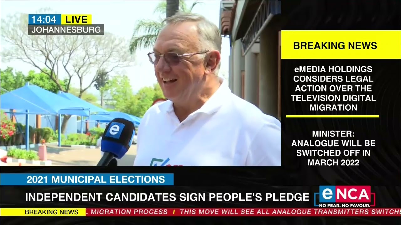 2021 Municipal Elections | Independent candidates sign people's pledge