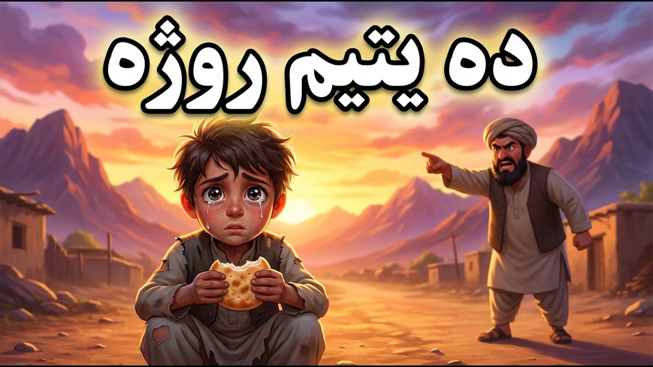 Very Emotional Pashto Cartoon Story | دہ  یتیم روژہ | Islamic Moral Story