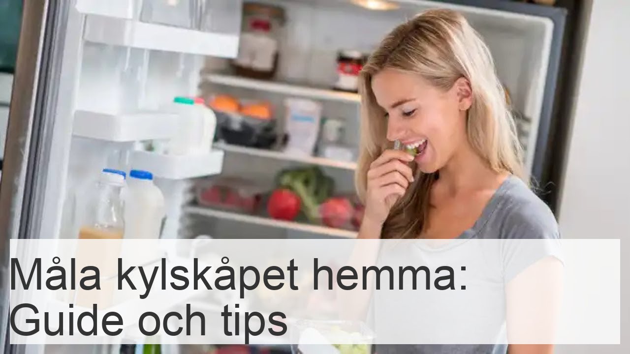Måla kylskåpet själv: färgval och applicering, in- och utvändigt. (98 characters)
