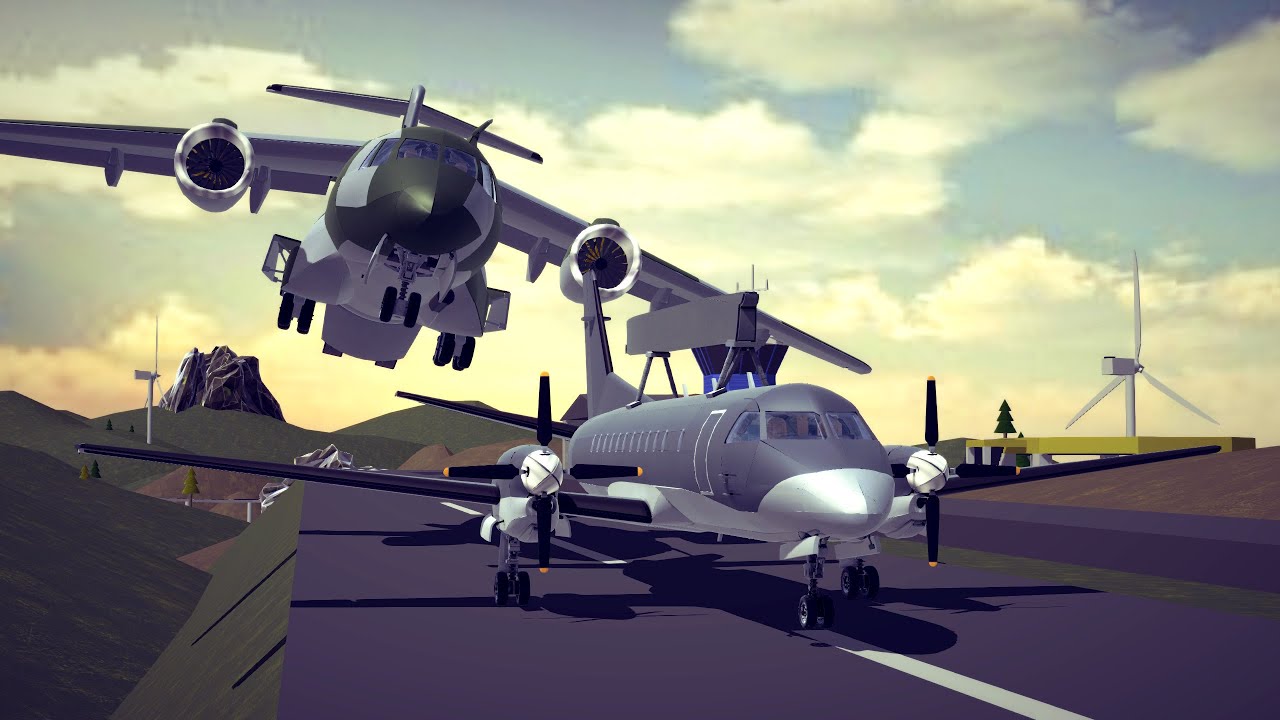 Airport Accidents, Helicopter Crashes & Airstrike Combat #7 | Besiege