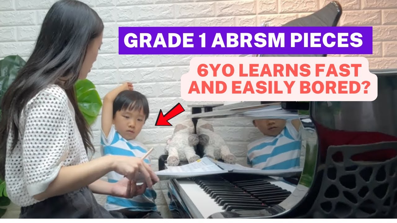 Teaching Grade 1 ABRSM to 6yo boy who easily gets bored ft. Isabelle Ng
