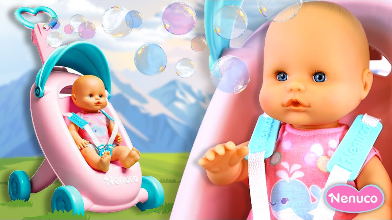 👶 Mi bebé Nenuco y su nueva Sillita ✨ de pompas mágicas 🌈🔮