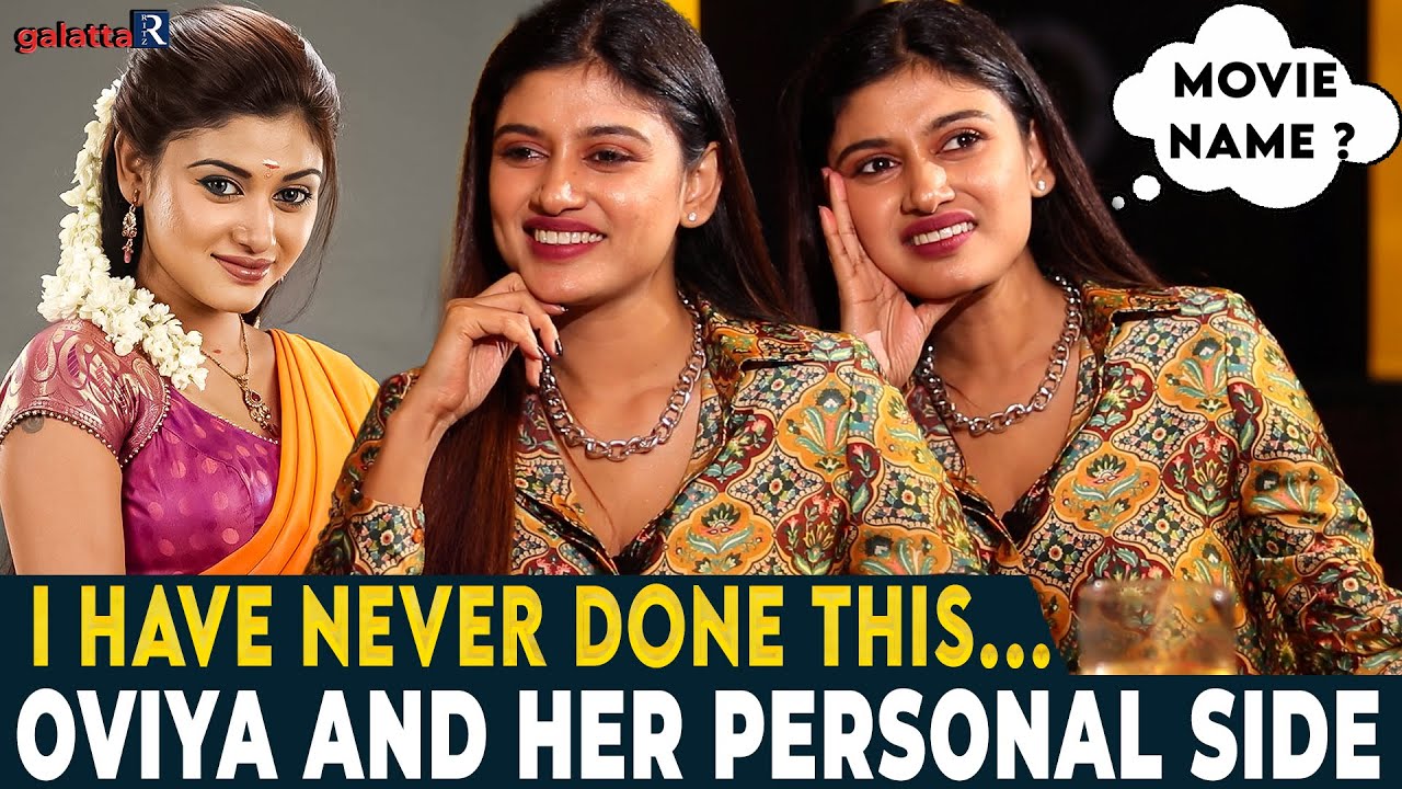 An open Conversation with Oviya, Never seen side along with a drink. | Oviya | Ritz