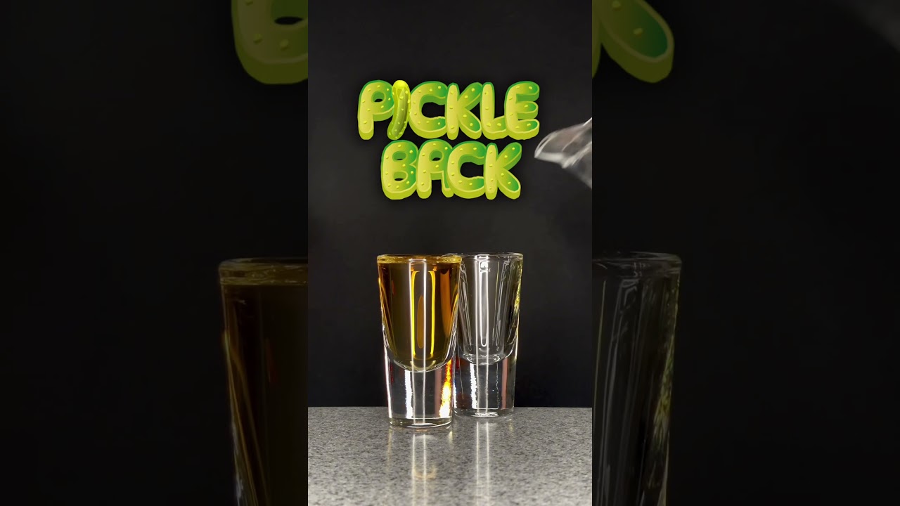 PICKLEBACK SHOT 🥒 #shots #cocktails