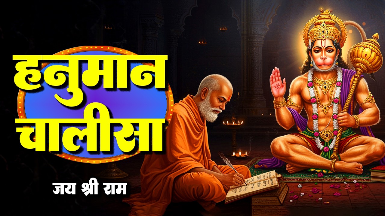 Hanuman Chalisa | हनुमान चालीसा 🙏 Jai Hanuman Gyan Gun Sagar | Powerful Sankat Mochan Path