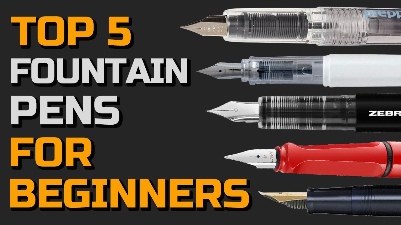 Топ-5 перьевых ручек для начинающих