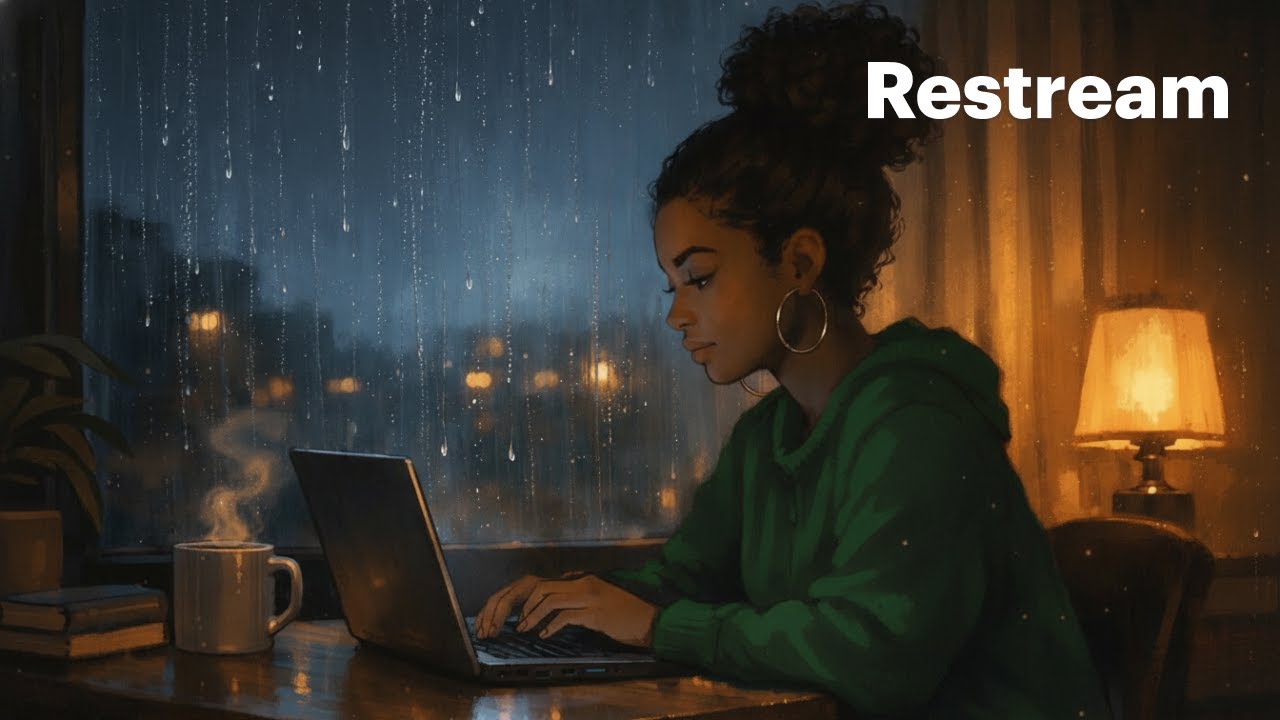 Rainy Night Lo-Fi  ☔ Cozy Ambience for Study, Work & Deep Focus | LIVE