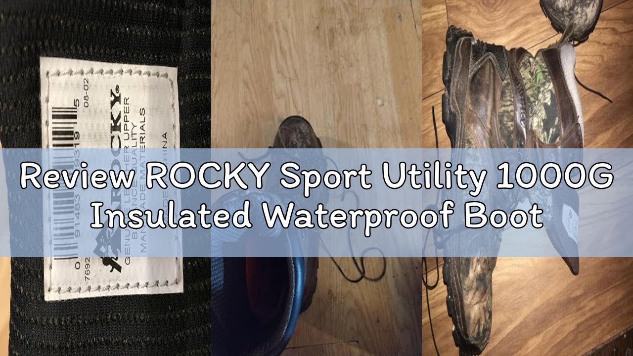 Review ROCKY Sport Utility 1000G Insulated Waterproof Boot