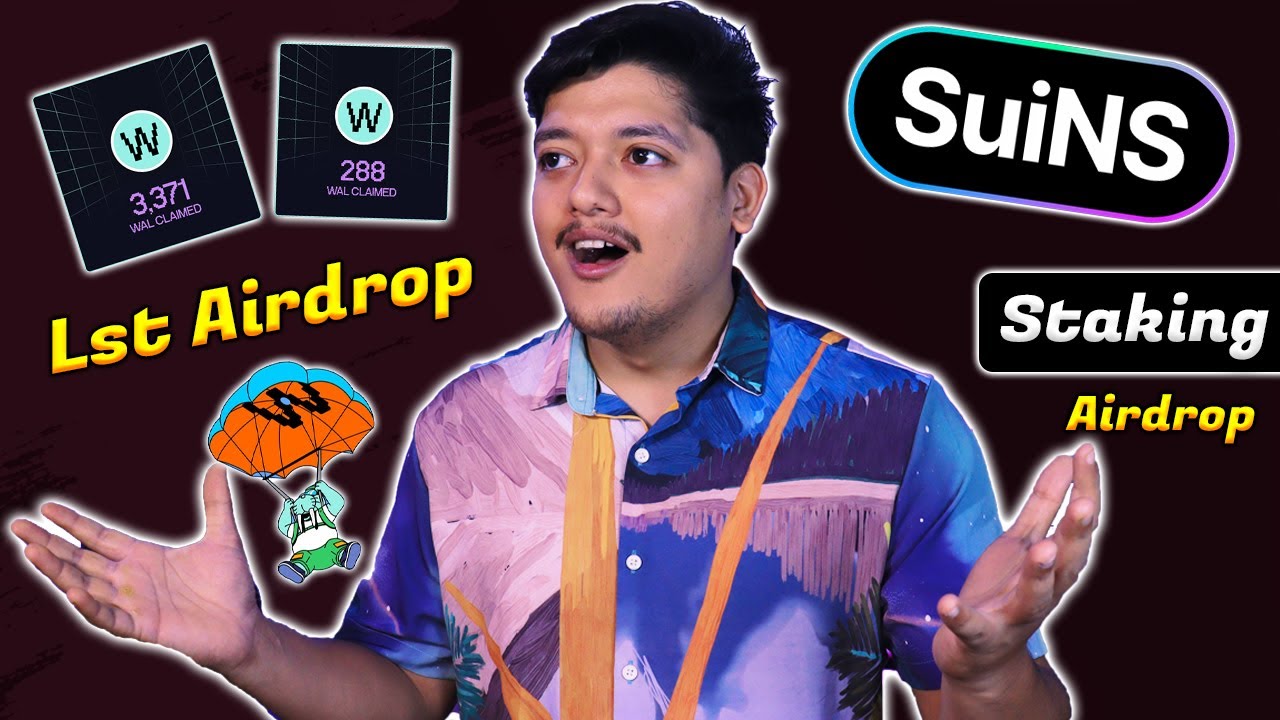 2 Airdrop On SUI Ecosystem 🪂  - SuiNS Staking Airdrop Guide - Walrus Liquid Staking Airdrop 2025 😎