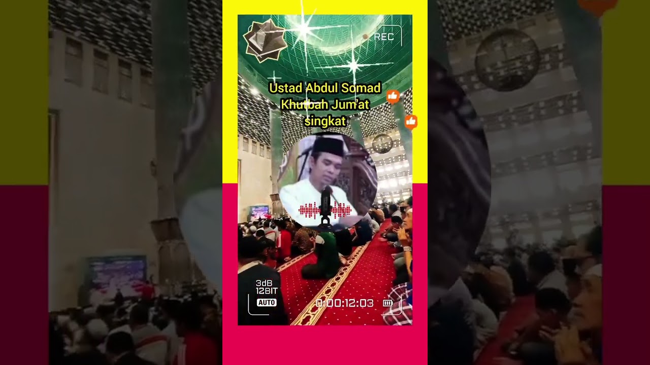 UKURAN IMAN 👳 KHUTBAH JUM'AT SINGKAT USTAD ABDUL SOMAD #shorts