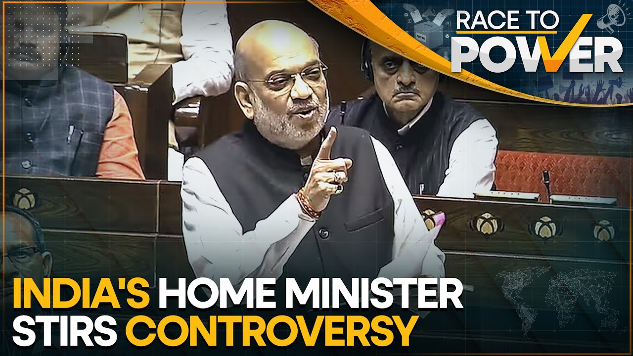 India: Uproar In Parliament Over Amit Shah's Remarks On BR Ambedkar | WION Race To Power