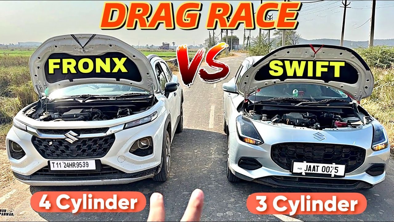 इसे देखने के बाद FRONX कोई नहीं लेगा ❌😂 Swift 2025 vs Fronx 2025 - RACE