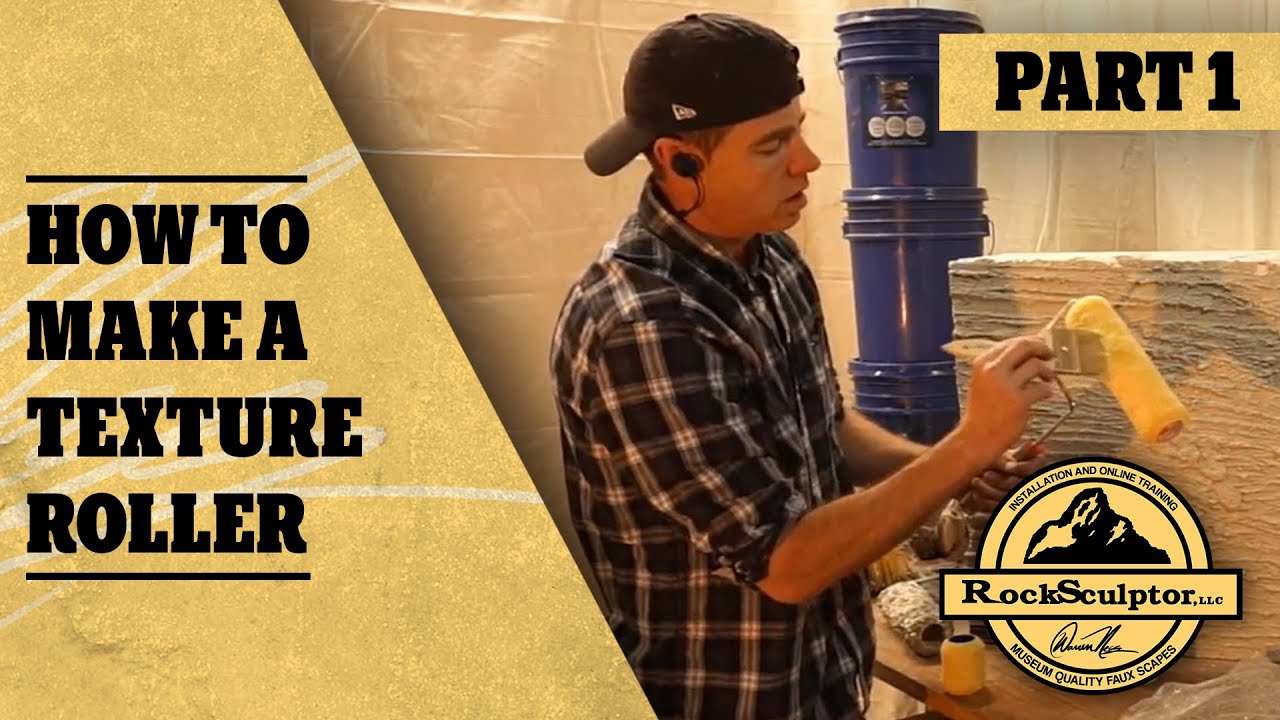 How to make a texture roller Pt. 1 | Carved Concrete