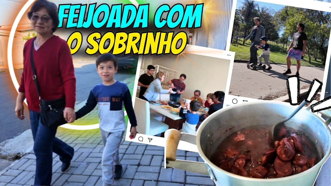 FERIADO COM O SOBRINHO E MUITA FEIJOADA | CASAL GAY