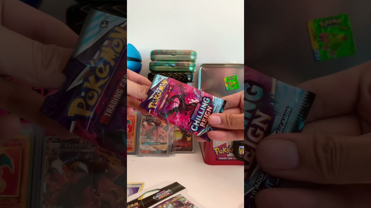 Pok&eacute;mon Cards Sword & Shied Chilling Reign ❤️