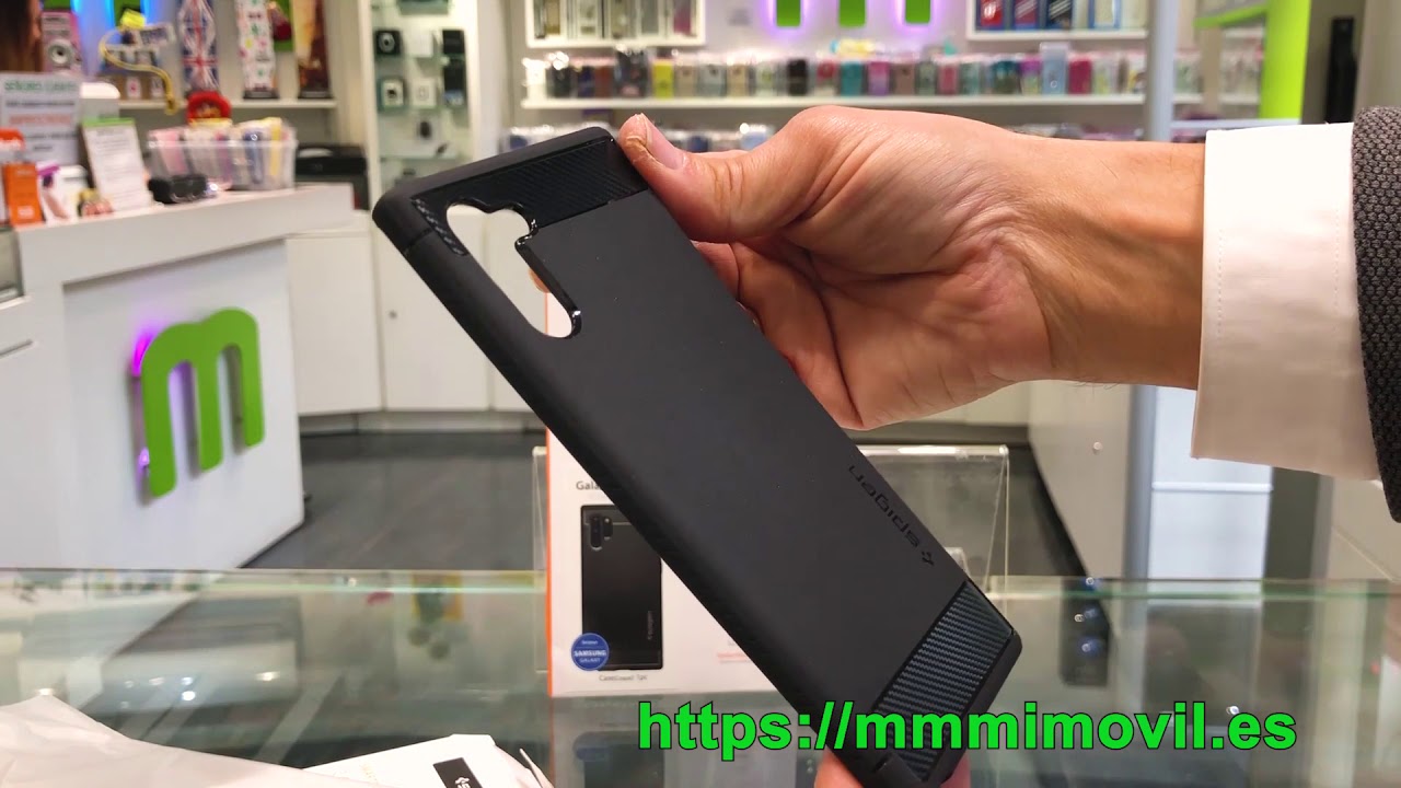 #Spigen Rugged Armor 👉【Funda Note 10/10 Plus】📱