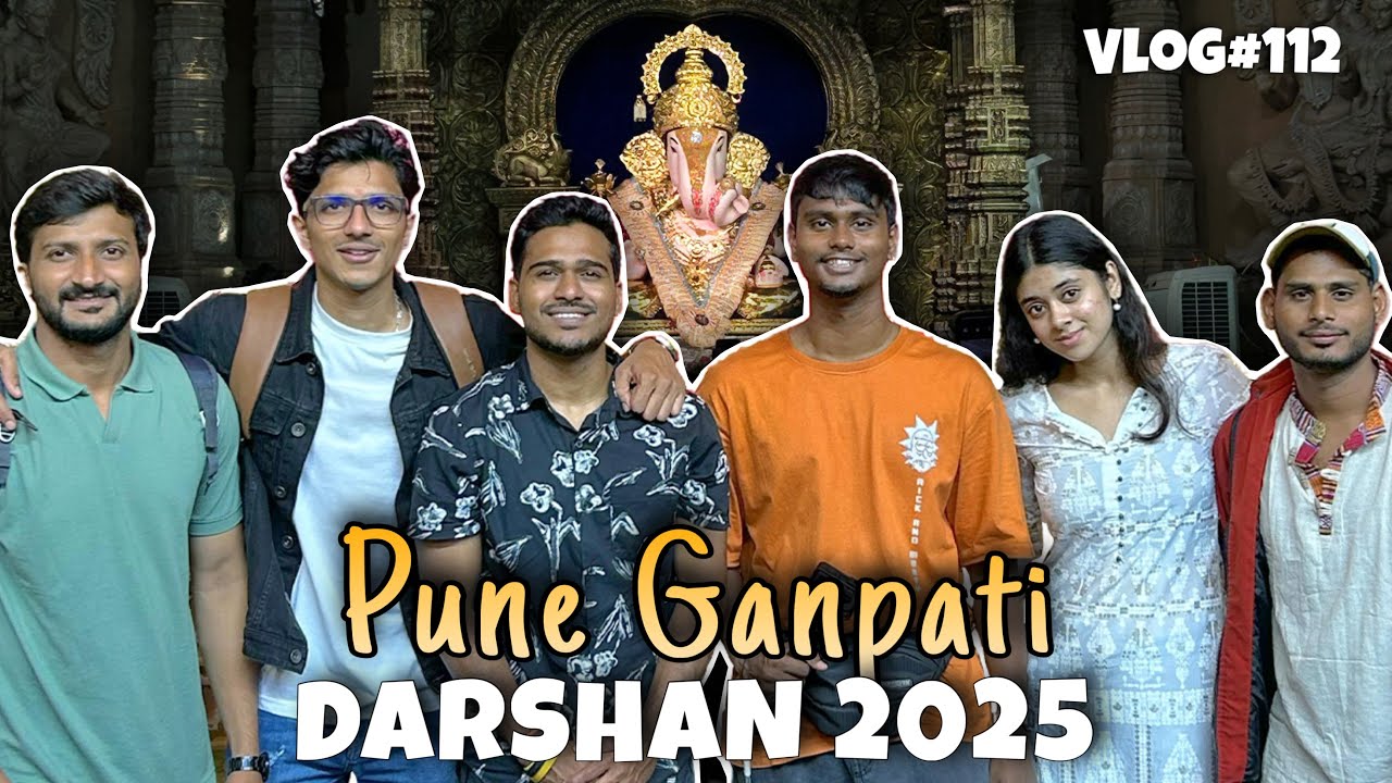 Morning VIP Dagdusheth Ganpati Darshan 🙏✨ | Shreyash Jagtap | #pune #vlog #ganpati 