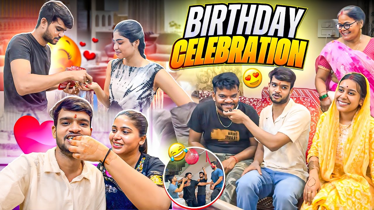 First time Friends and family ke sath kiya birthday celebration 🎉 