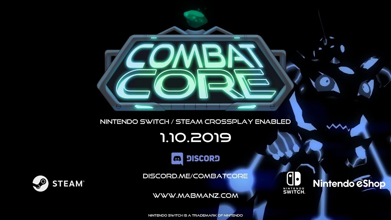Combat Core Nintendo Switch / Steam 1.0 Release (Tome/Ares Trailer)
