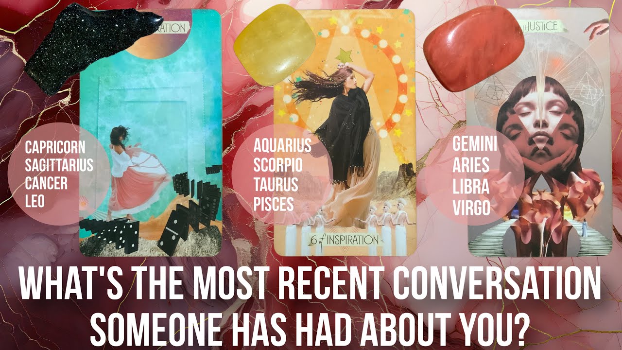 What’s The Most Recent Conversation Someone Has Had About You?🤐😇😫- Pick A Card Tarot Reading