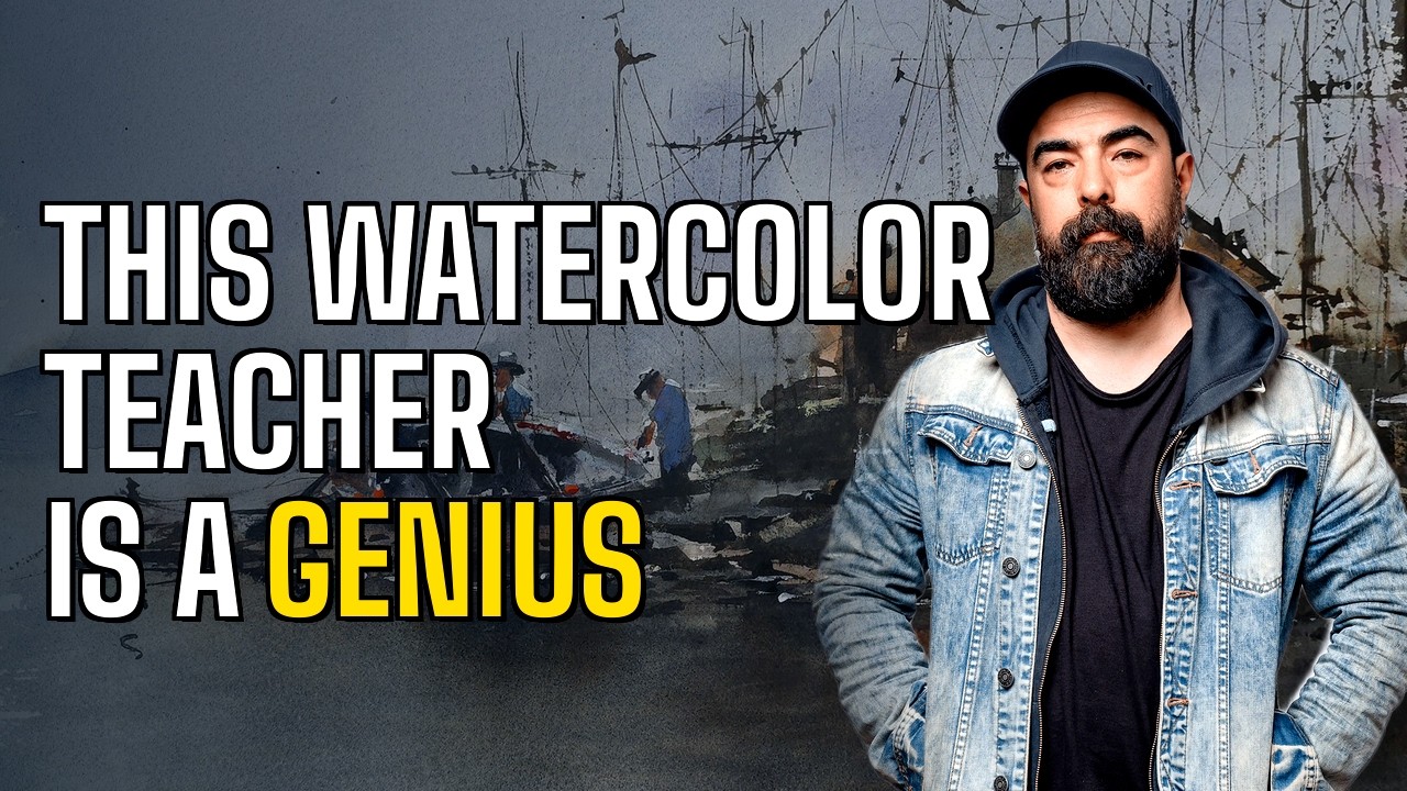 Learn From Master Reha Sakar | Coastal Watercolor Scene