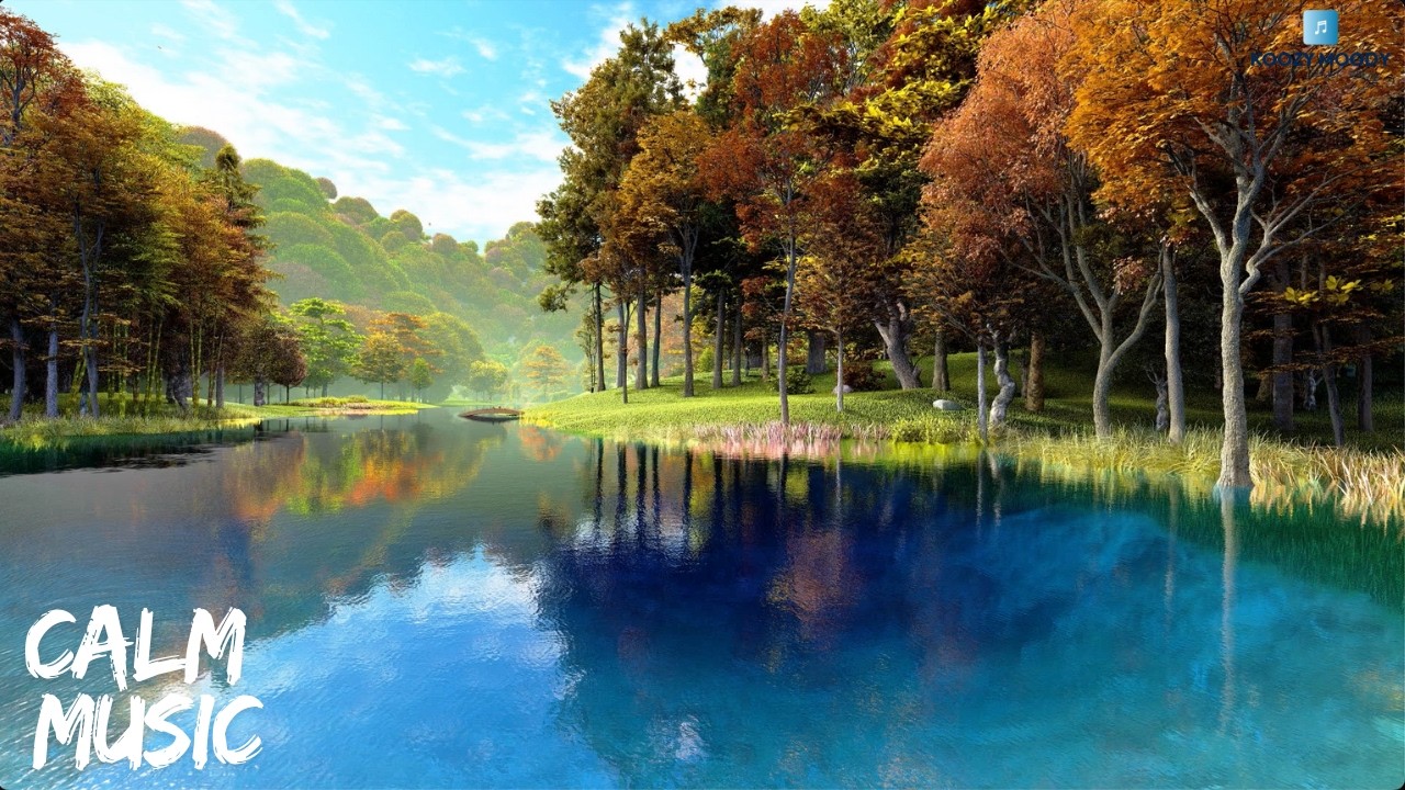 Healing Music for Inner Peace - Peaceful Piano with Water Sounds for Anxiety Relief