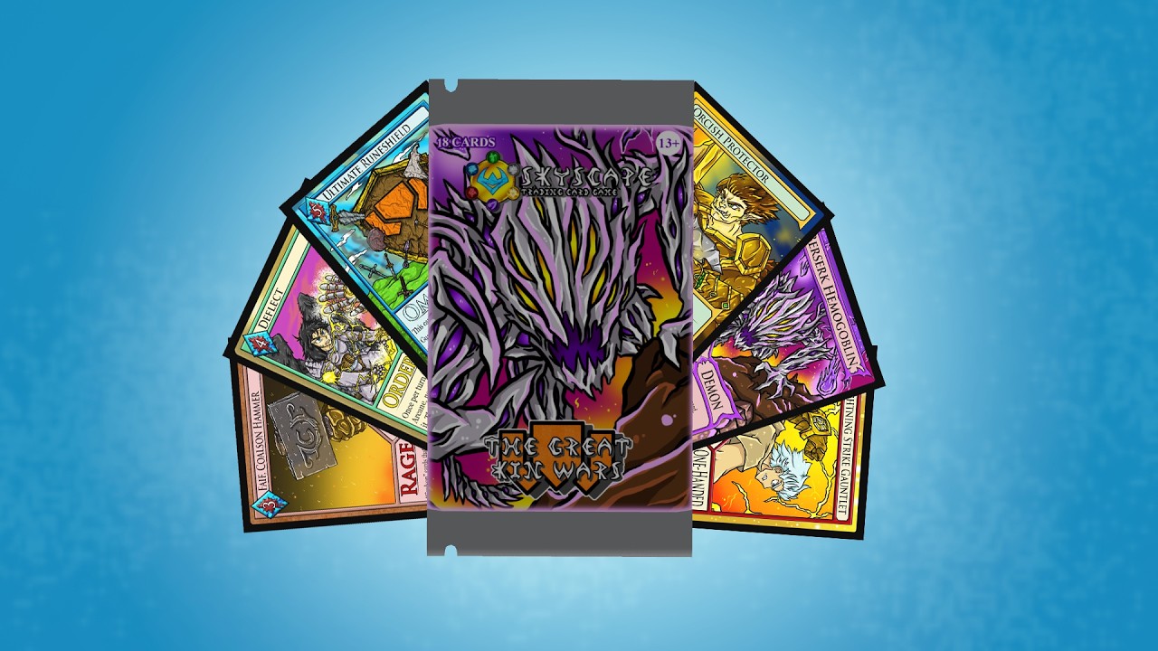 OPENING BRAND NEW SKYSCAPE CARDS!!! | Skyscape TCG - Homemade Trading Card Game Community