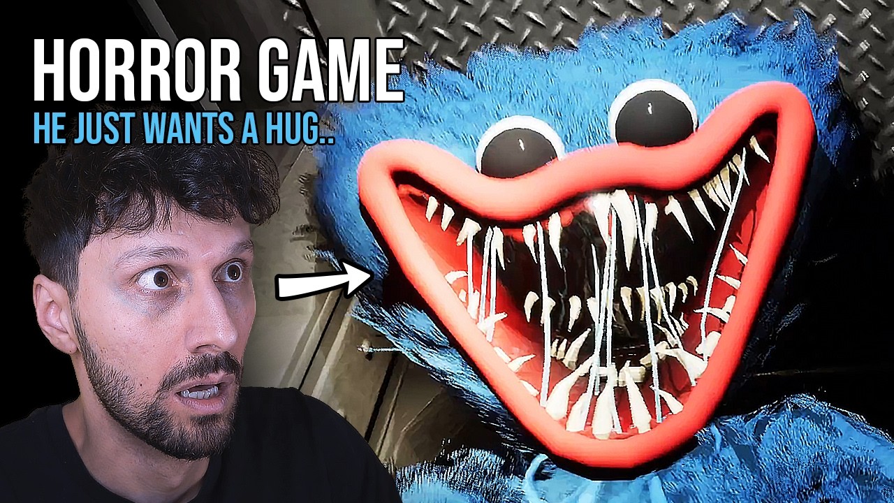 Huggy is a terrifying toy.. 【Poppy Playtime - Chapter 1】
