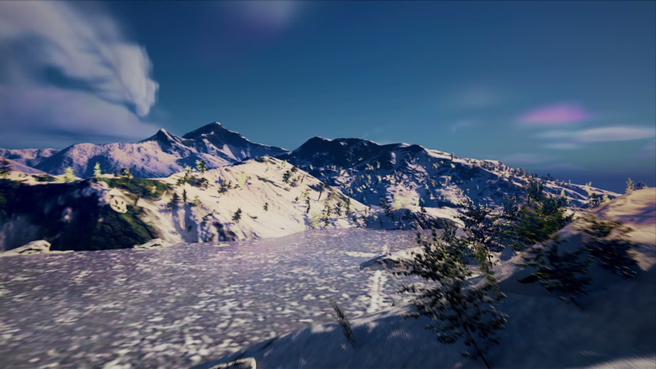 Dean Bassan - Fly In Time (Instrumental Freezing Peaks Visualizer)
