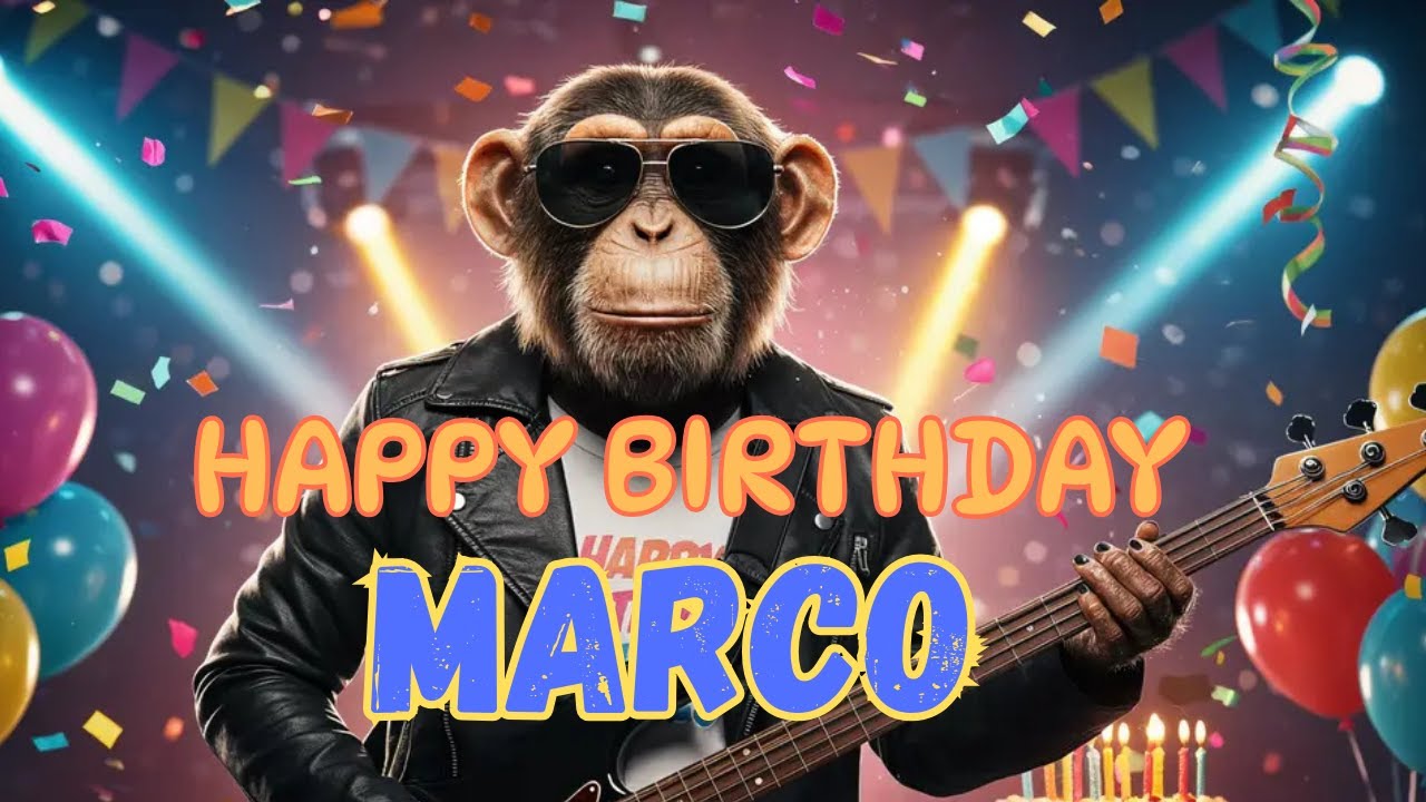 MARCO Happy Birthday Song - Happy Birthday to Marco
