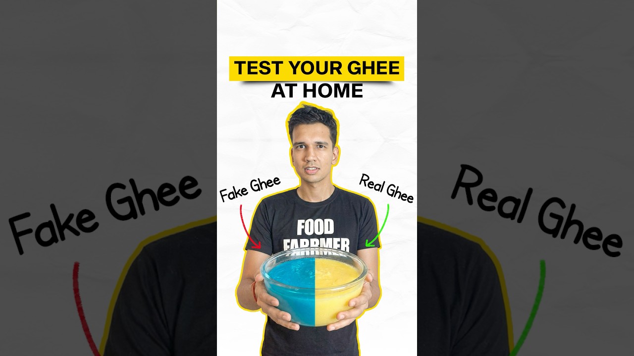 Real vs Fake Ghee Test