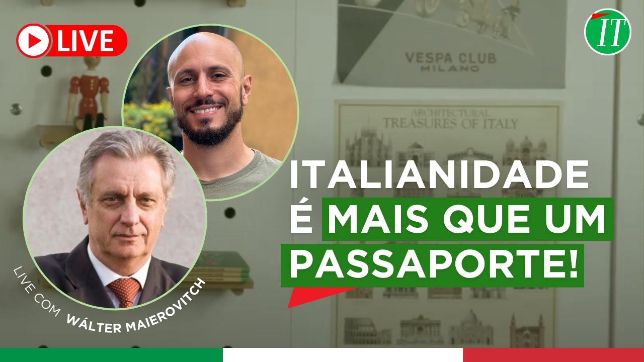 Estão Cortando Nossos Laços com a Itália? | Live com Wálter Fanganiello Maierovitch