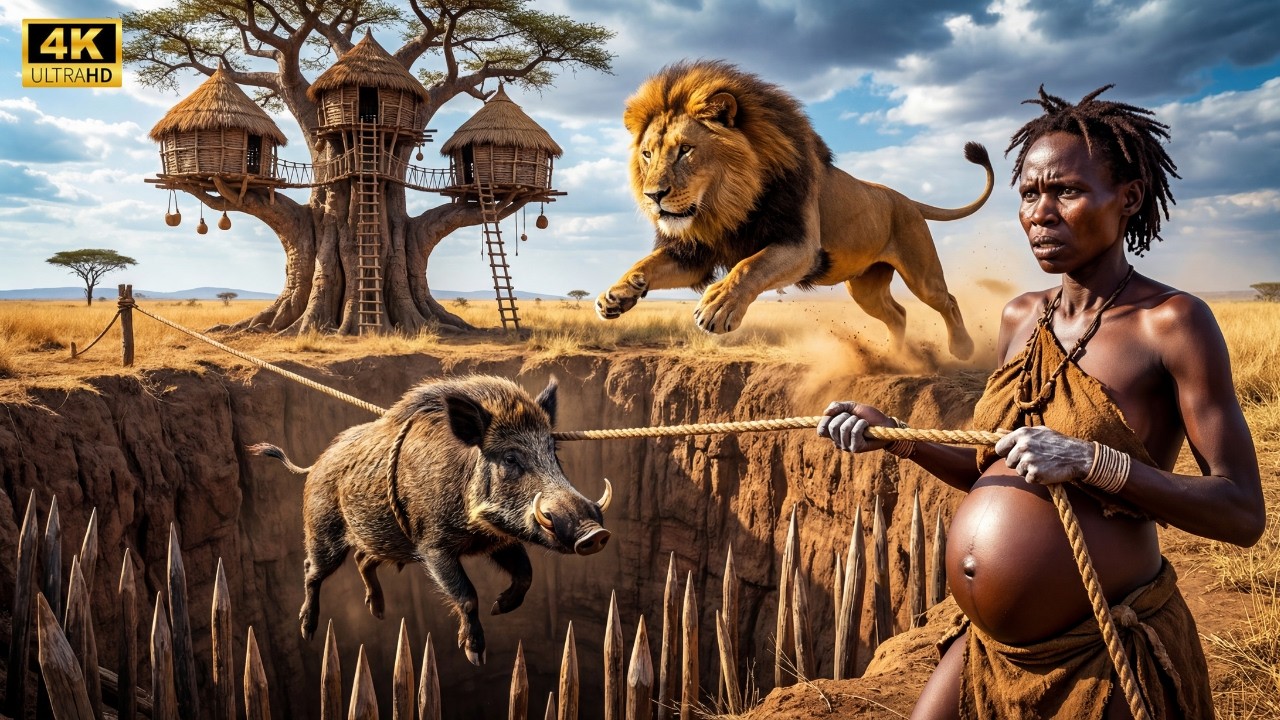 Life 3.7 Million Years Ago | How Early Humans Hunted Prehistoric Giants for Food