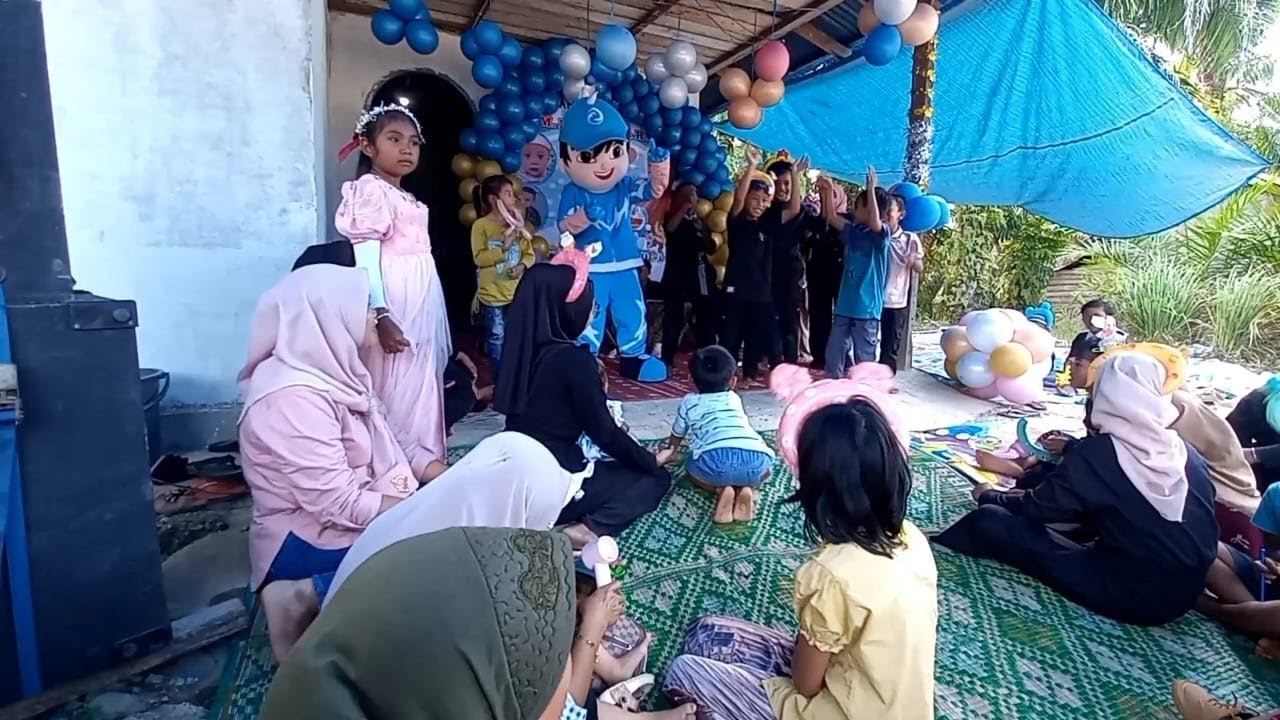 ULANG TAHUN M ELGHIFARI KE 1 BERSAMA BADUT BO BOI BOY SERU