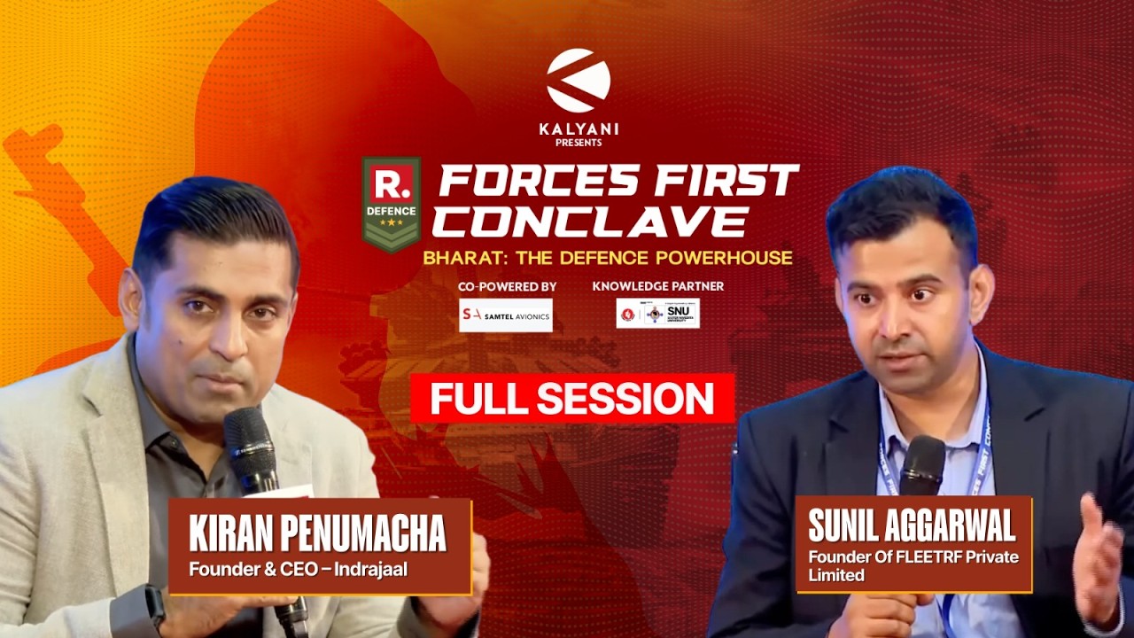 Kiran Penumacha & Sunil Aggarwal At R Defence Forces First Conclave 2026 | Dronebusters