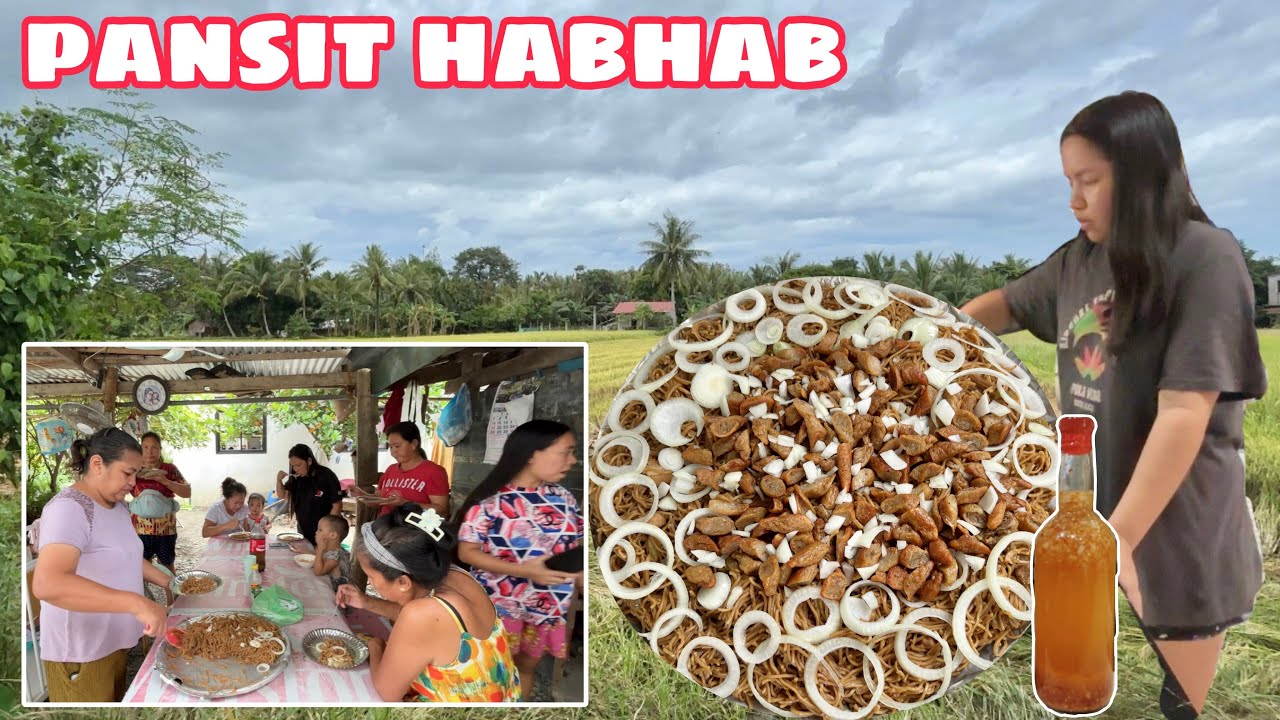 NAGLUTO AKO NG MASARAP NA MERIENDA | QUEZON’S FAMOUS PANSIT HABHAB🤩🤤