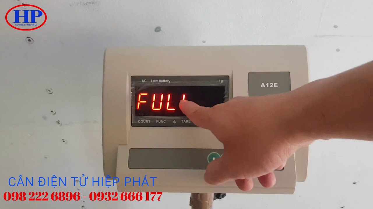 Hướng dẫn sử dụng và canh chỉnh cân điện tử A12E 60kg 100kg 150kg 200kg 300kg 500kg