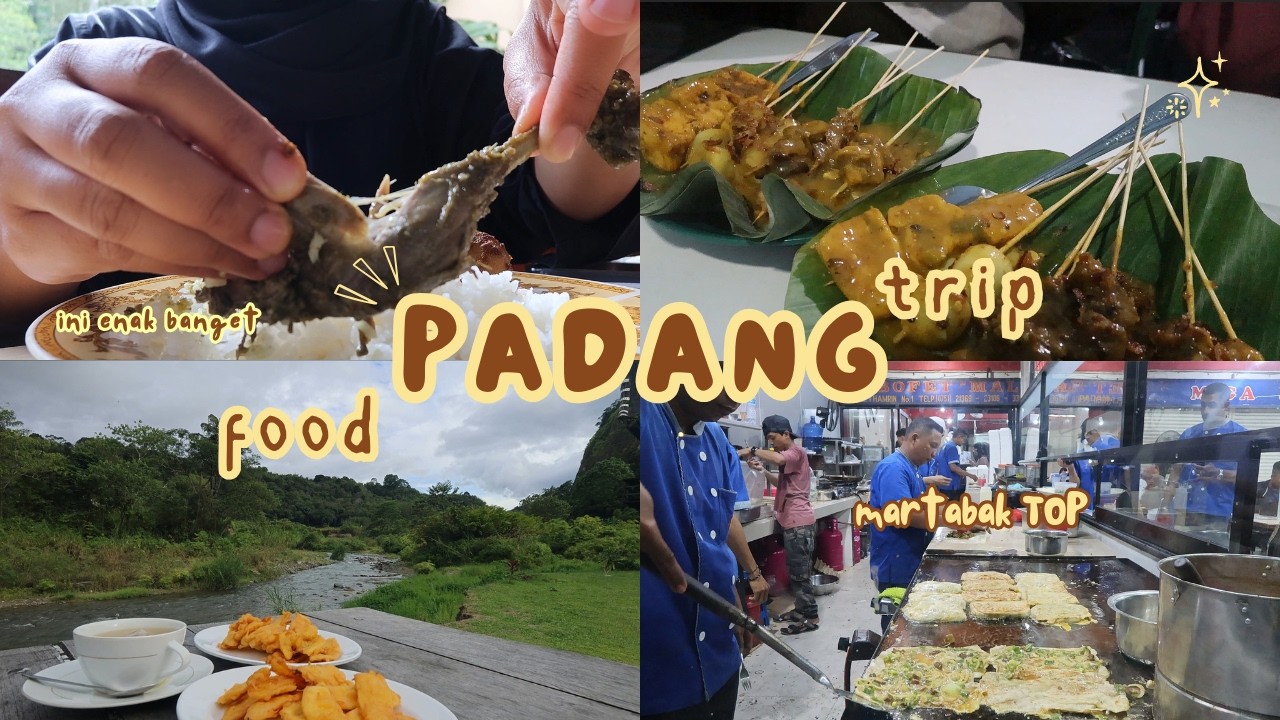 Kulineran Seharian di Padang! Itiak Lado Ijo, Sate Padang, & Martabak Legendaris