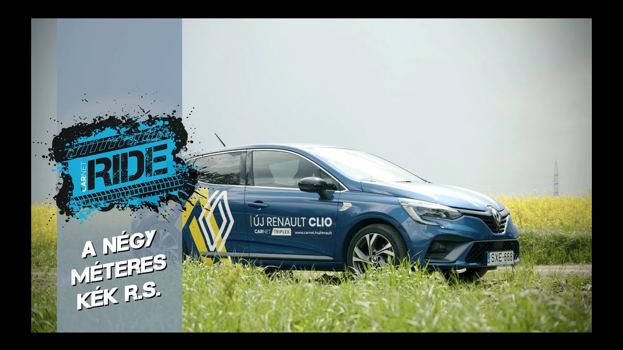 CarNet RIDE - a  négy méteres, kék RS Line, Renault Clio Hybrid